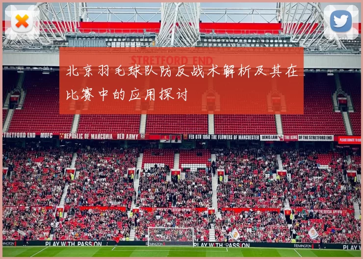 北京羽毛球队防反战术解析及其在比赛中的应用探讨